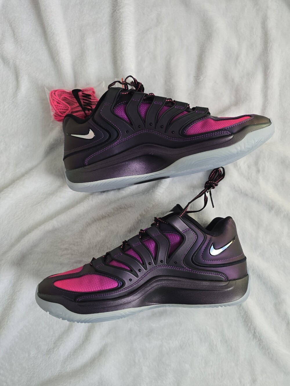 Nike KD 18 SE Eggplant Vivid Purple Black Basketball IM5843-500 Men's Size 11.5 - Picture 3 of 5
